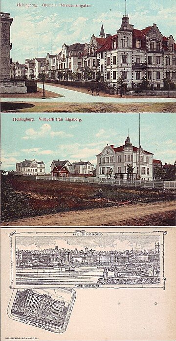 Helsingborg vykort (8 st)