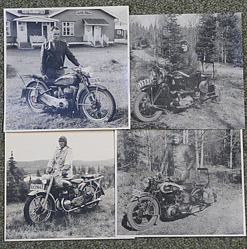 Motorcykelfoton (4  st)