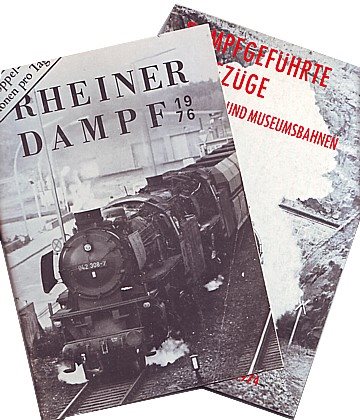  Dampfgeführte Reisezüge 1974+ Rheine Dampf 1976