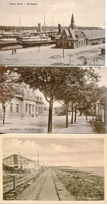 Bornholm, sex vykort
