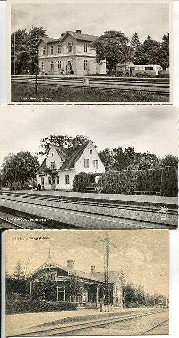 Stationsvykort - Småland, Öland (14 st)