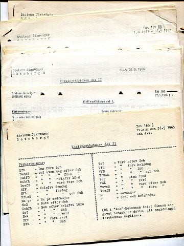 Göteborg C Växlingstågboken 1963-66