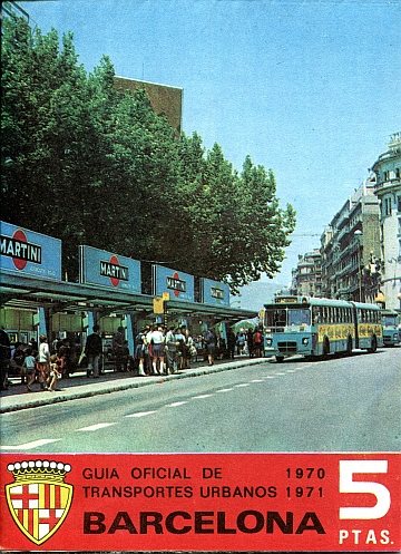 Barcelona linjenätskarta 1979