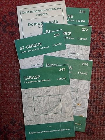 Landeskarte der Schweiz (6 blad)