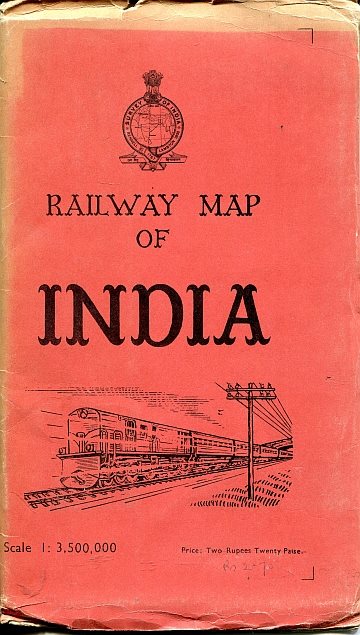 Railway Map of India (1971)