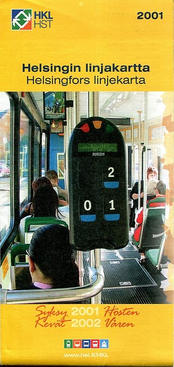 Helsingin linjakartta 2001