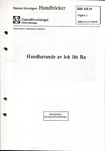 Handhavande av lok litt Ra