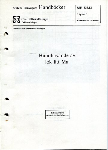 Handhavande av lok litt Ma