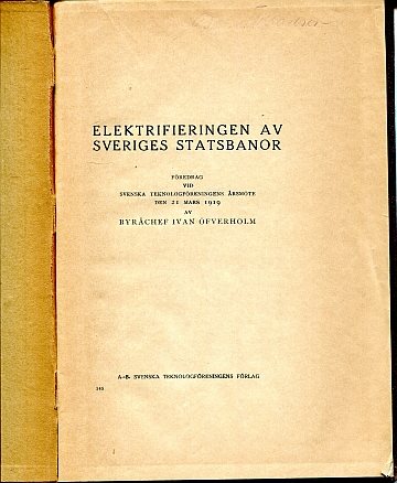 Elektrifieringen av Sveriges statsbanor