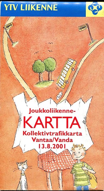 Vanda kollektivtrafikkarta 2001