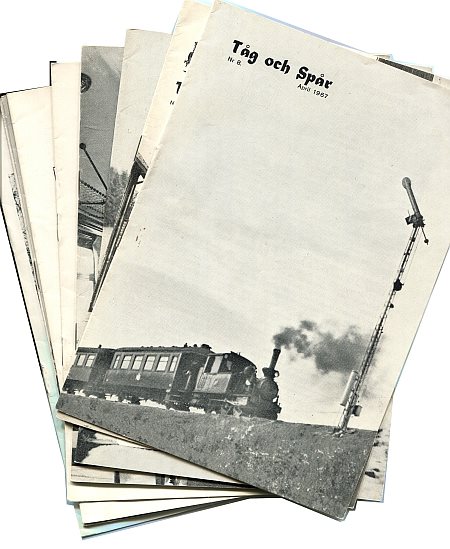 Tåg och Spår 1967-70 (9 nr)