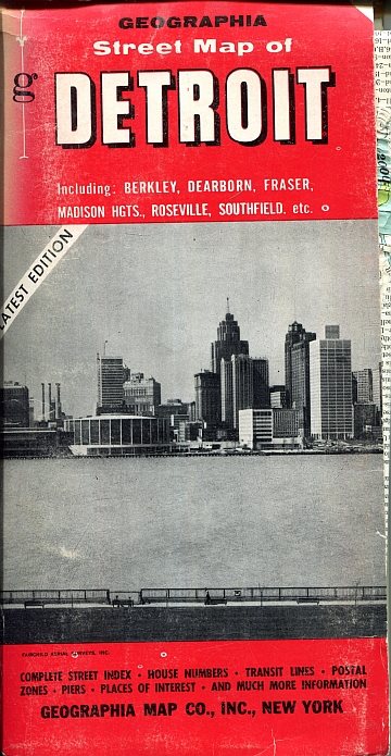 Detroit street map