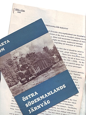 Fakta om Östra Södermanlands Järnväg (1961)