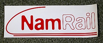NamRail klistermärke