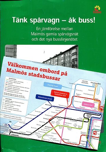 Malmö stadsbussar linjenät