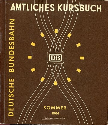 DB Amtliches Kursbuch Sommer 1964