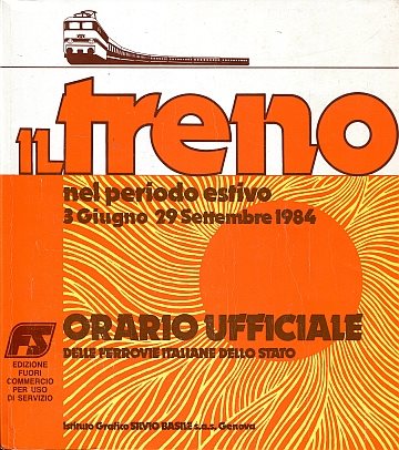 FS Orario Ufficiale estivo 1984