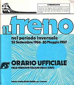 FS Orario Ufficiale invierno 1985-86