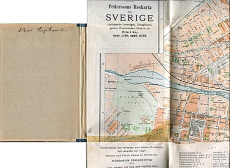 Lundholms nyaste karta jemte vägvisare öfver Stockholm (1999)