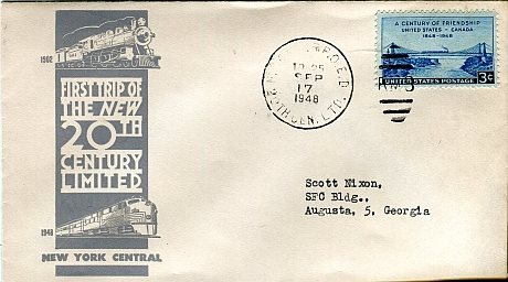 20th Centrury Limited commemorative envelope