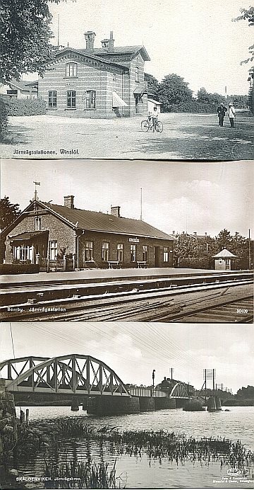 Stationsvykort - Skåne (14 st)