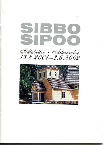 Sibbo tidtabell 2001/02