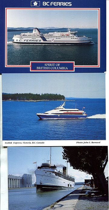 BC Ferries (5 vykort)