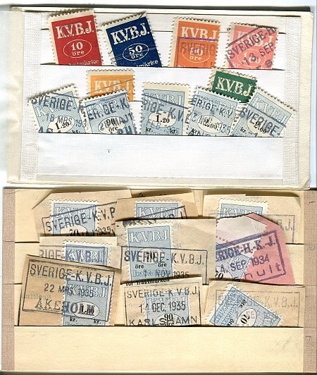 KVBJ paketmärken