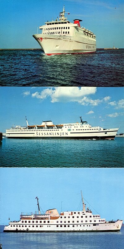 Färjor och båtar (18 st)