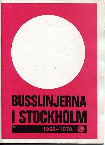 Busslinjerna i Stockholm 1969-1970