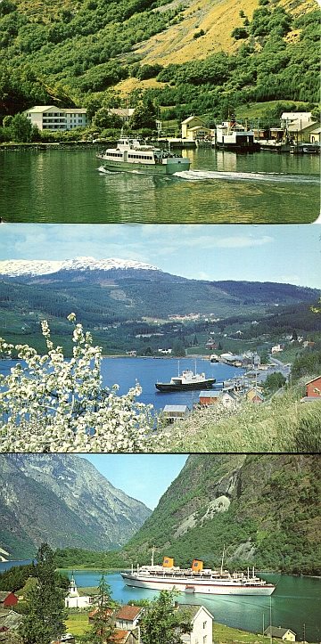 Norska båtar (7 vykort)
