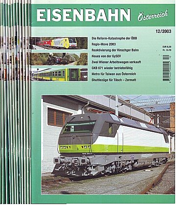 Eisenbahn 2003 (12 nr) 