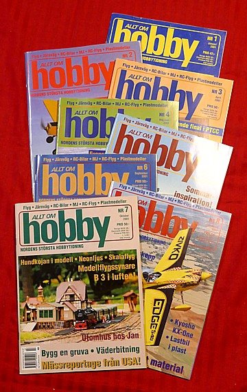 Allt om Hobby 2001 (8 nr)