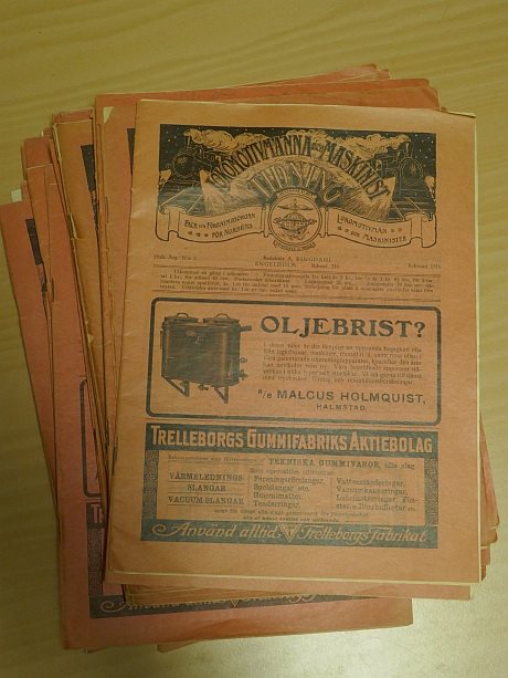 Lokomotivmanna och Maskinist Tidning 1916-20 (44 nr)