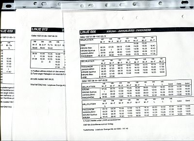 Länstrafiken Norrbotten 1997