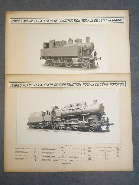 MAVAG locomotive charts