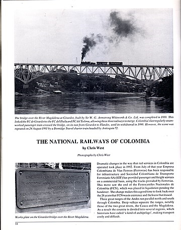  The National Railways of Colombia