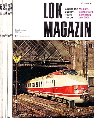 Lok Magazin 82-87, 1977 (6 nr)