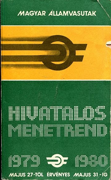 Hivatalos Menetrend 1978-1979