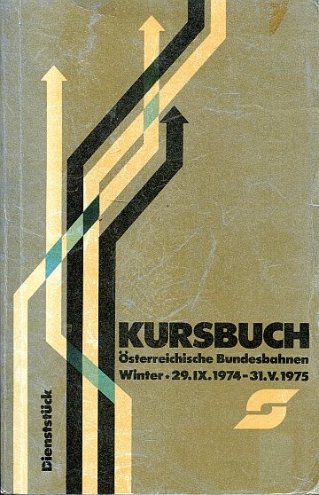 ÖBB Kursbuch 1974/75