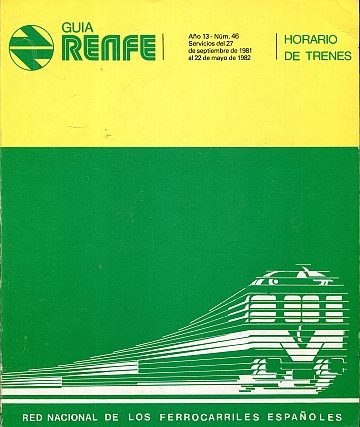 Guia RENFE 27 sep 1981-22 may 1982