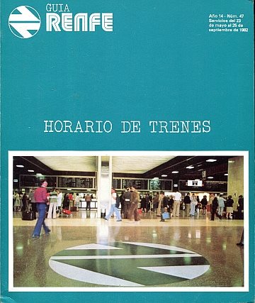 Guia RENFE 23 may-25 sep 1982