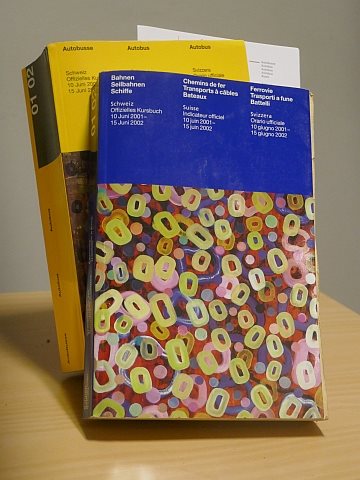 Schweiz. Offizielles Kursbuch 2001-2002