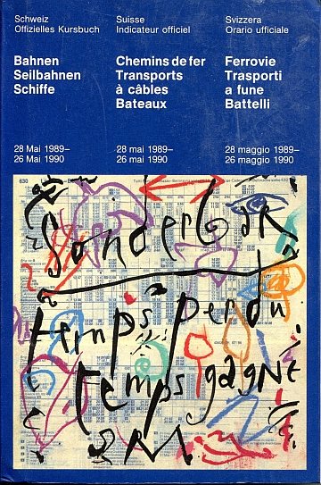 Schweiz. Offizielles Kursbuch 1989/198990