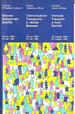 Schweiz. Offizielles Kursbuch 1988/1989