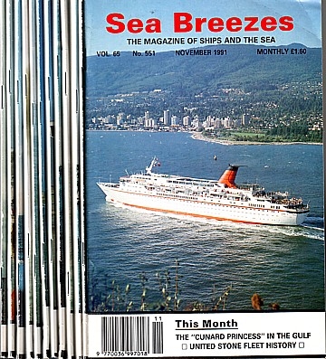 Sea Breezes Vol 65, 1991 (12 nr) 