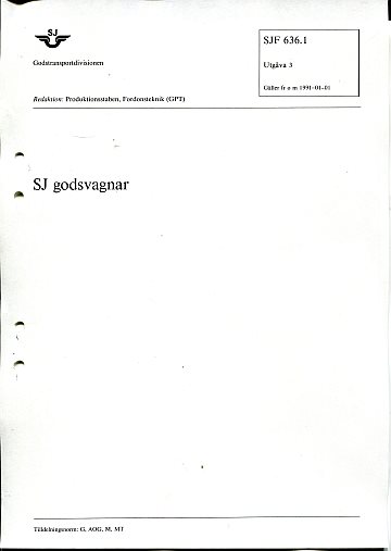 SJ Godsvagnar (1991)