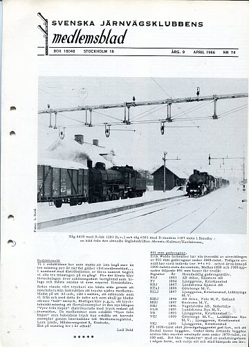 Svenska Järnvägsklubbens meddelandeblad