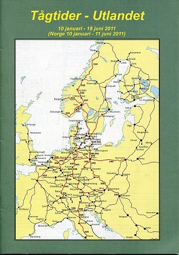 Tågtider - Utlandet 2011
