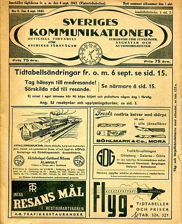 Sveriges Kommunikationer 1943-09